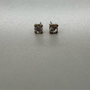 Elegant Gold and Silver Stud Earrings